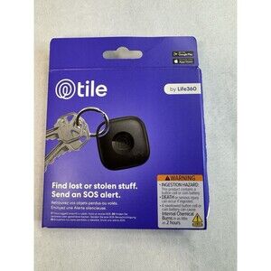 Life 360 Tile Mate T1801A Bluetooth Item Tracker Finder Keys Wallet